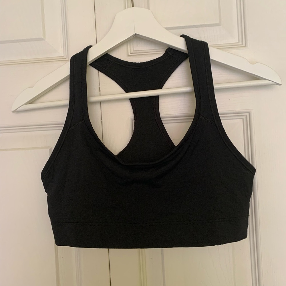 GAP Black Racerback Sports Bra